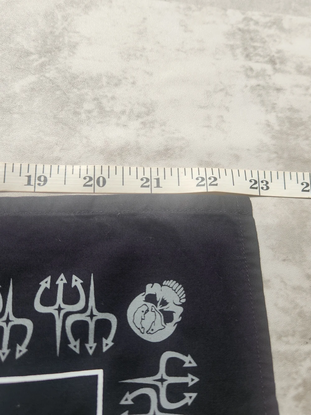 Sea Shepard Unisex Cotton Bandana Black Skull Print Punk Rock